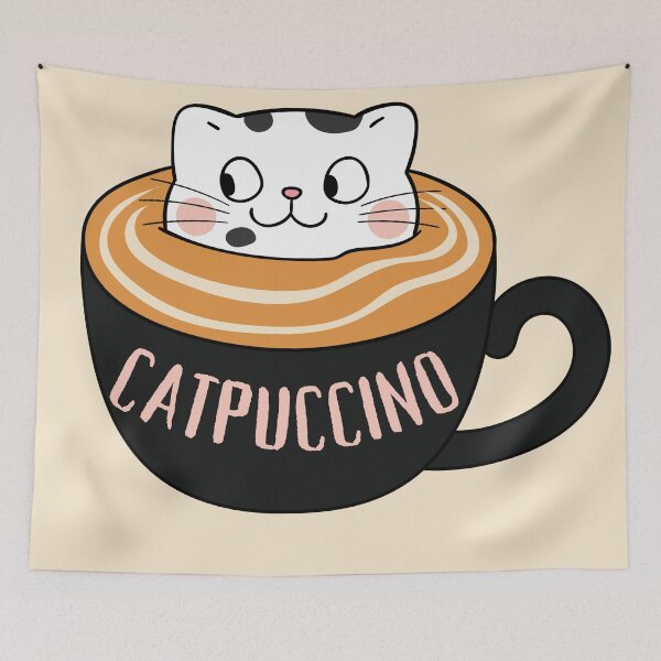 Item preview, CATPUCCINO - Cat Lattee designed and sold by SalxSal.