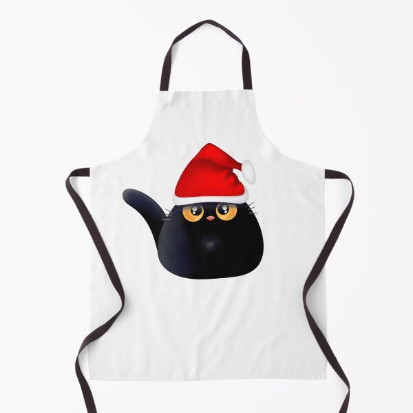 Item preview, Santa Cat designed and sold by BlackCatArtBB.