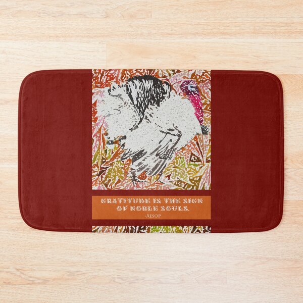 Item preview, Turkey Fable - "Gratitude is the Sign of Noble Souls."  ~Aesop designed and sold by CanisPicta.
