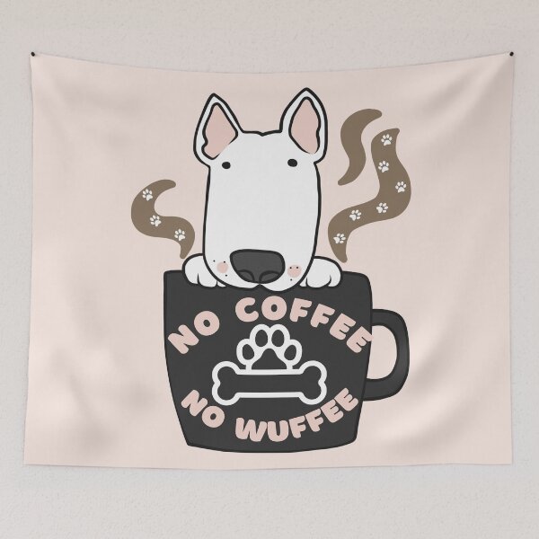 Item preview, No Coffee No Wuffee  designed and sold by SalxSal.