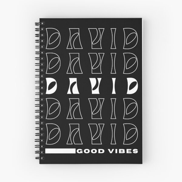 Artikelvorschau, DAVID NAME SHIRT: DAVID CALIGRAPHY GOOD VIBES. entworfen und verkauft von AlexRelax.
