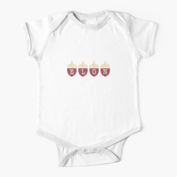 Elon Acorns Short Sleeve Baby One-Piece