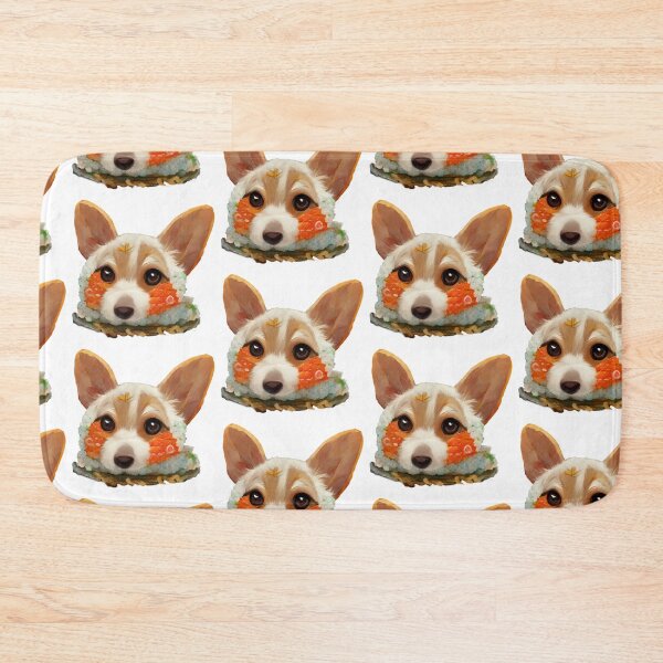 Item preview, Adorable Blushing Sushi Dog designed and sold by Paint-of-Heart.