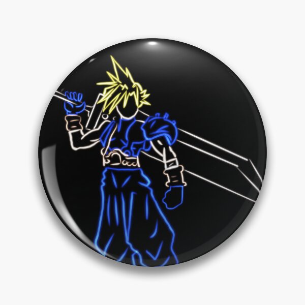 Item preview, Neon Cloud Strife Final Fantasy VII  designed and sold by Poddibly.