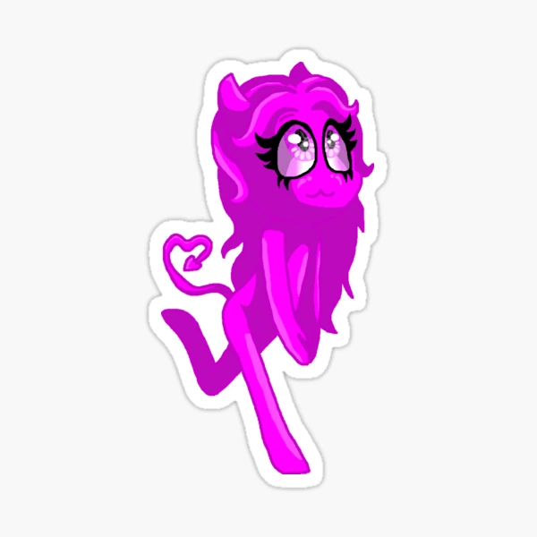 Purple Rainbow Friend Sticker for Sale by TheBullishRhino in 2023