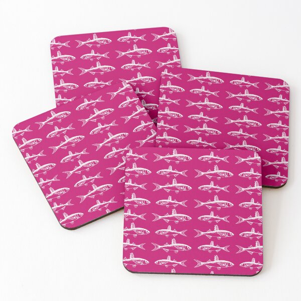 Item preview, Fuchsia Fish designed and sold by The Wallpaper Files.