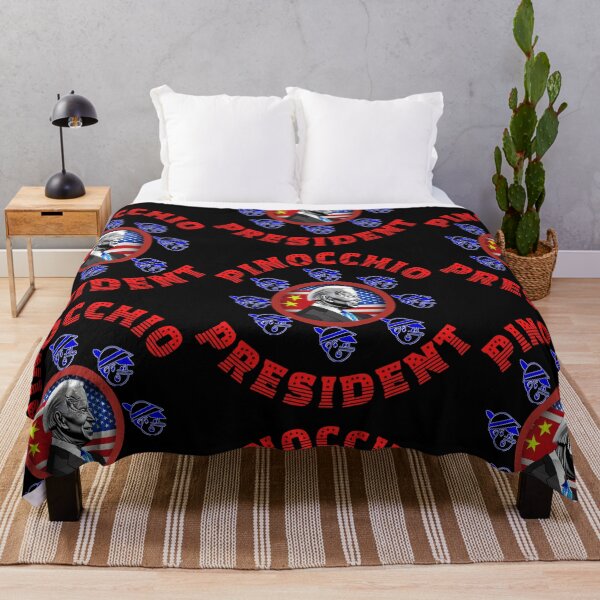 Item preview, Pinocchio President Biden designed and sold by WoodburyLake.