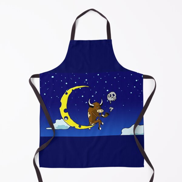 Item preview, Cow Smokin' on the Moon designed and sold by Mineshaft's Mineshaft.