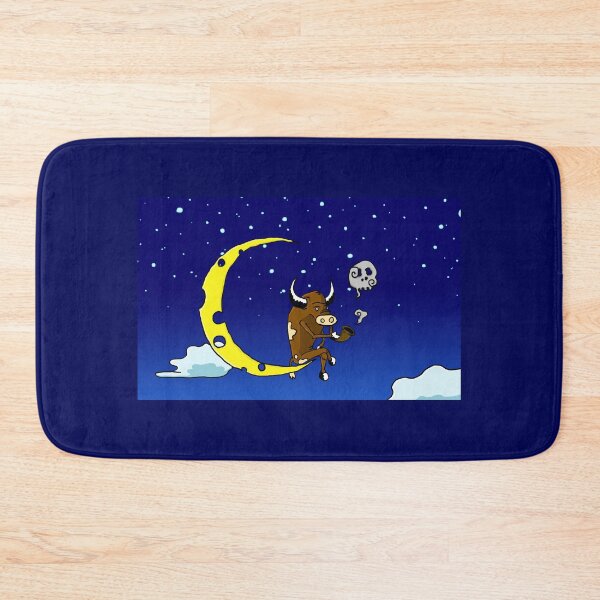 Item preview, Cow Smokin' on the Moon designed and sold by Mineshaft's Mineshaft.