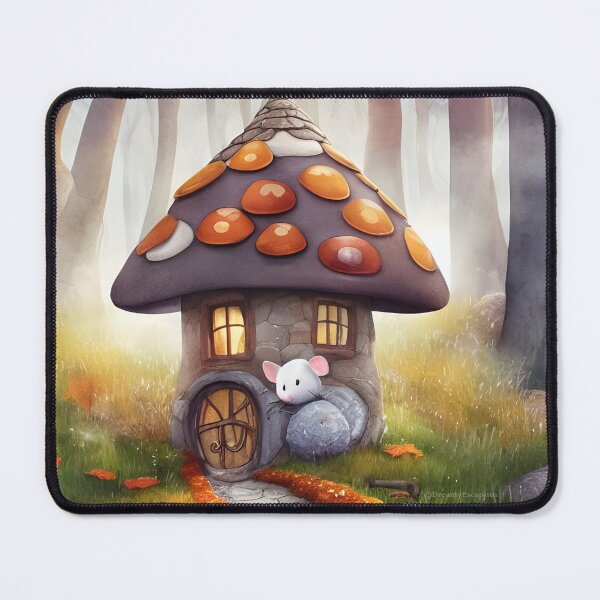 Item preview, The Cute Mushroom Mouse House designed and sold by DreamyEscapism.