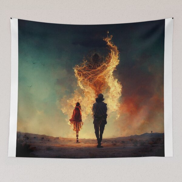 Item preview, Follow My Fire to Burning Man designed and sold by Mama0ak.