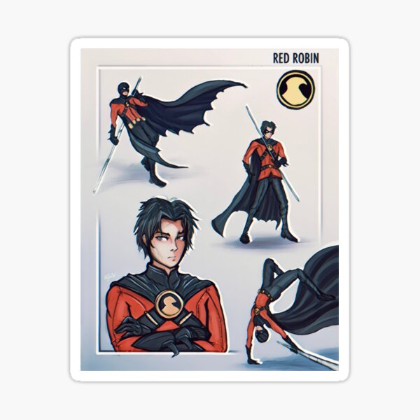 Item preview, Tim Drake Red Robin Collage designed and sold by HayateArt.