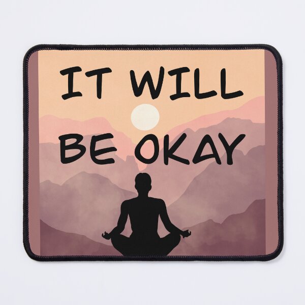 Item preview, It Will Be Okay Quote designed and sold by lazylibracrafts.