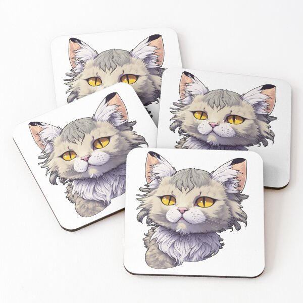 Item preview, Fluffy Anime Cat designed and sold by jgvisualarts.