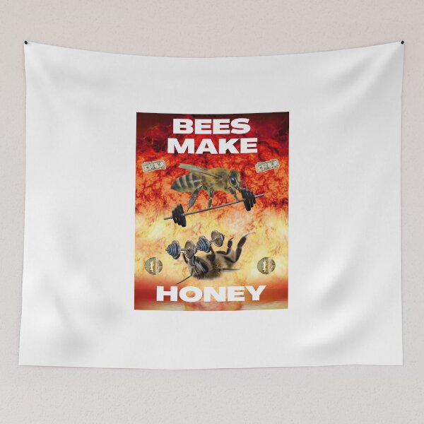 Item preview, Bees make honey designed and sold by joshemf.
