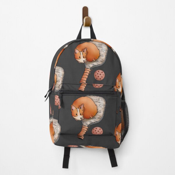 Item preview, Dark Backed Sleepy Corgi after Pickleball designed and sold by Heather van der Dys.