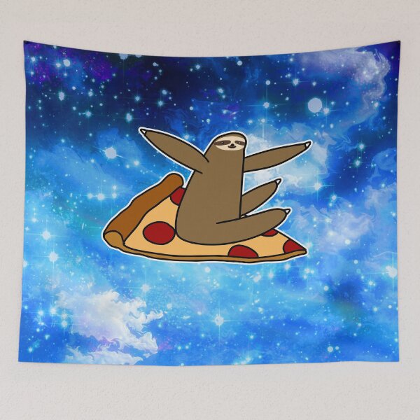 Item preview, Pizza Sloth Night Sky designed and sold by SaradaBoru.