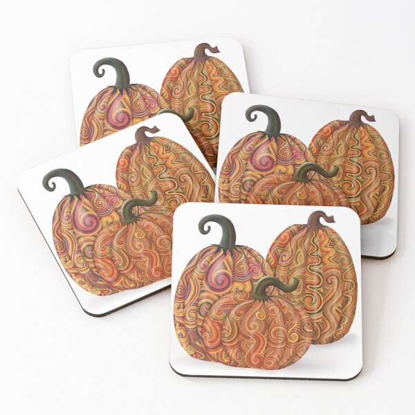 Item preview, Glass Pumpkins by Heather Nafe Art designed and sold by HeatherNafeArt.