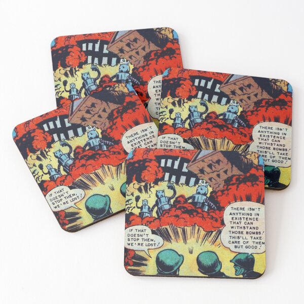 Item preview, Alien Robots Invasion | old comics  designed and sold by spinolator.