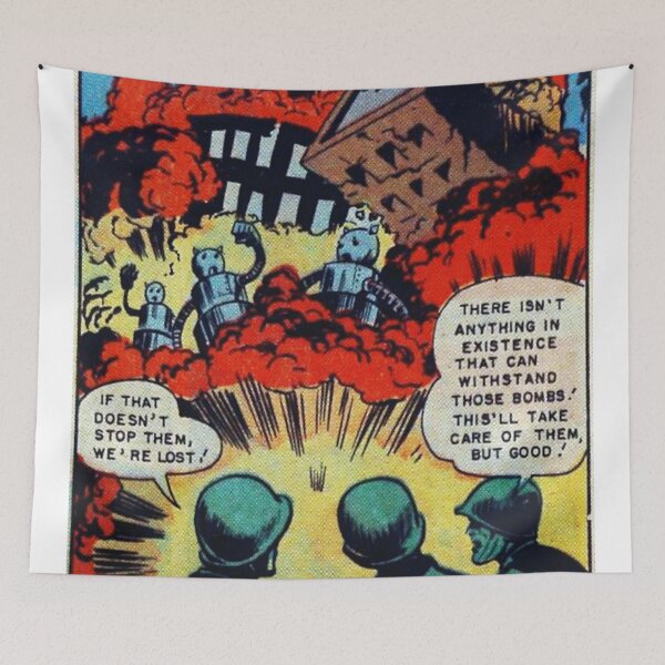 Item preview, Alien Robots Invasion | old comics  designed and sold by spinolator.