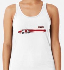 White Vespa Primavera ET3 + Stripes Women's Tank Top