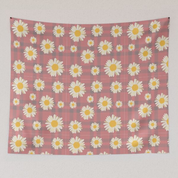 Item preview, daisy plaid pattern designed and sold by bmiller64.