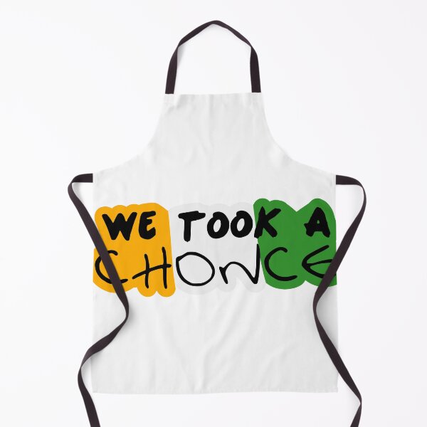 Item preview, We Took A Chonce Sticker Flag designed and sold by Marianna's Meraki.