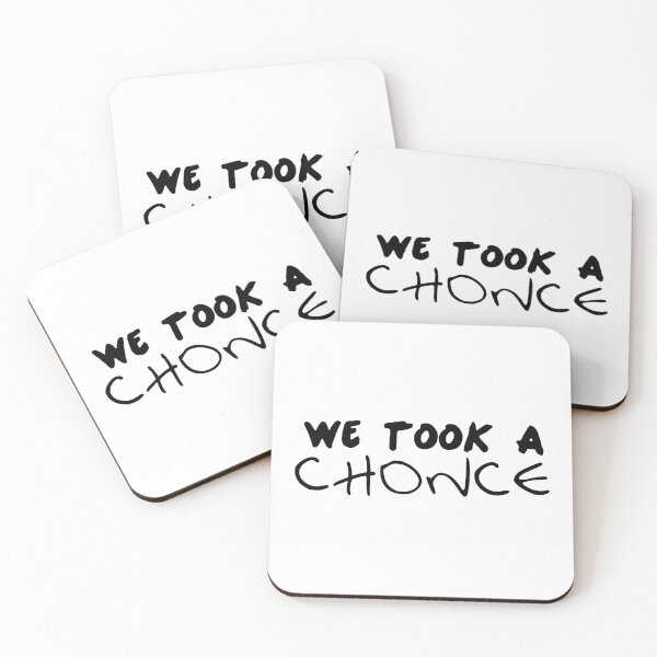 Item preview, We Took A Chonce Sticker designed and sold by Marianna's Meraki.