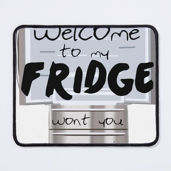 Item preview, Welcome To My Fridge Sticker designed and sold by Marianna's Meraki.