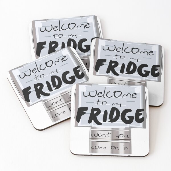 Item preview, Welcome To My Fridge Sticker designed and sold by Marianna's Meraki.