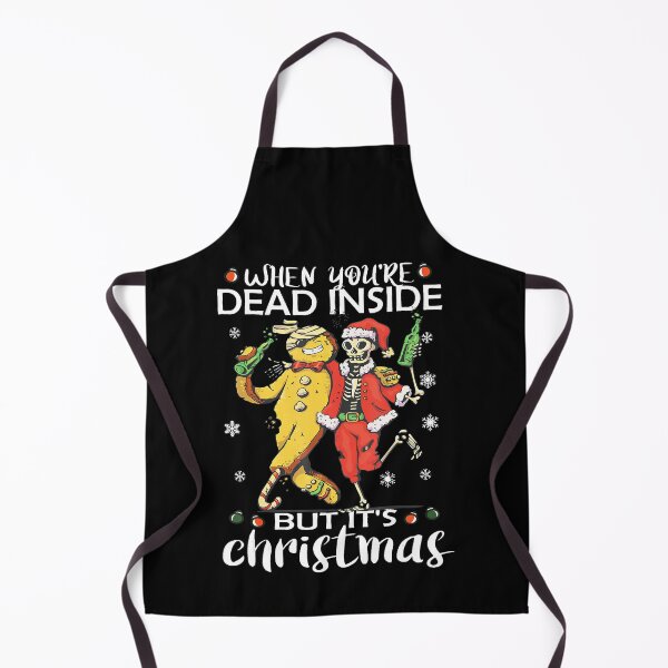 Item preview, When You're Dead Inside But It's Christmas Skeleton designed and sold by IsraelCastro.