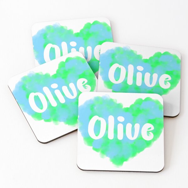 Item preview, Olive Sticker Heart designed and sold by Marianna's Meraki.