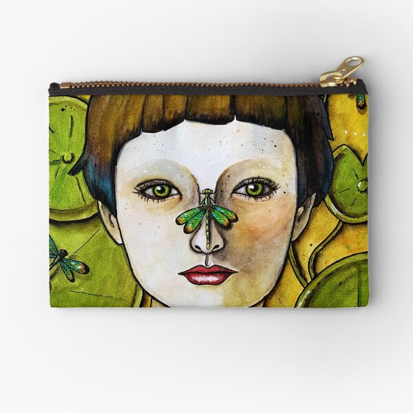 The Dragonfly Whisperer Zipper Pouch