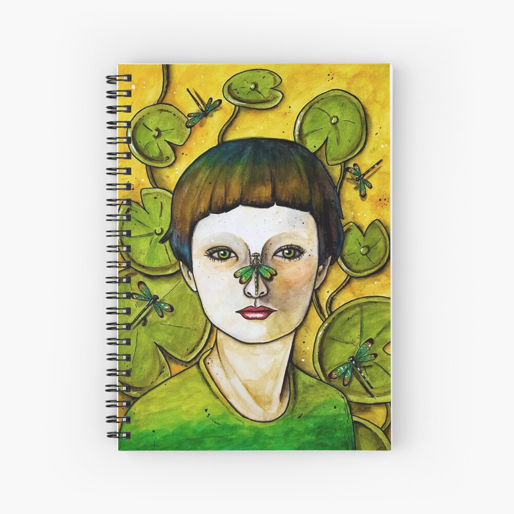The Dragonfly Whisperer Spiral Notebook