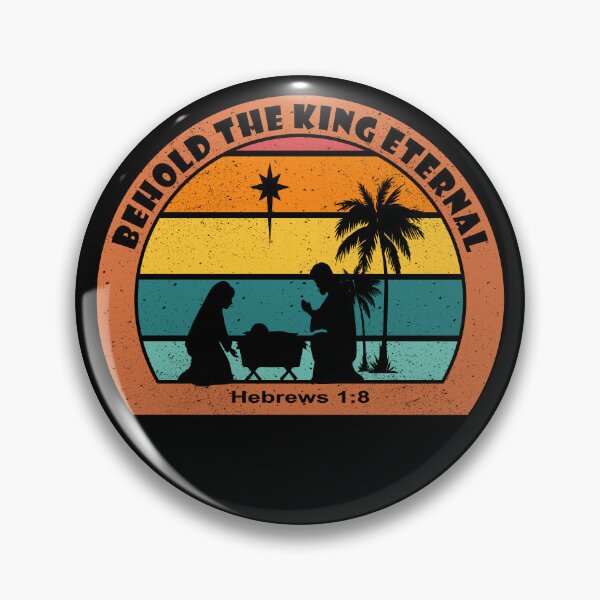 Item preview, Christmas Nativity with Jesus - Behold The King Eternal designed and sold by simplydesignart.