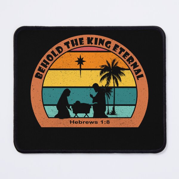 Item preview, Christmas Nativity with Jesus - Behold The King Eternal designed and sold by simplydesignart.