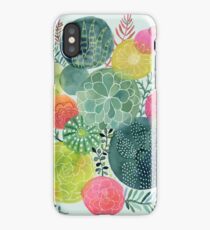 Succulent Circles iPhone Case