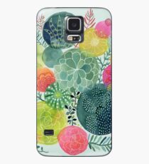 Succulent Circles Case/Skin for Samsung Galaxy