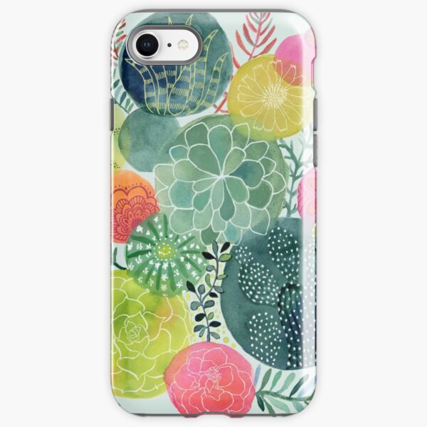 Succulent Circles iPhone Tough Case