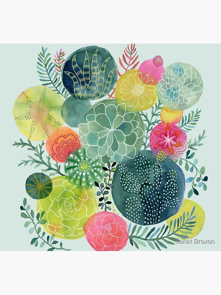 Succulent Circles by jbroxon