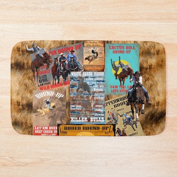 Item preview, BUCKING BRONCS, BUCKING BULLS designed and sold by Barbara Jean Photo Art And Design.