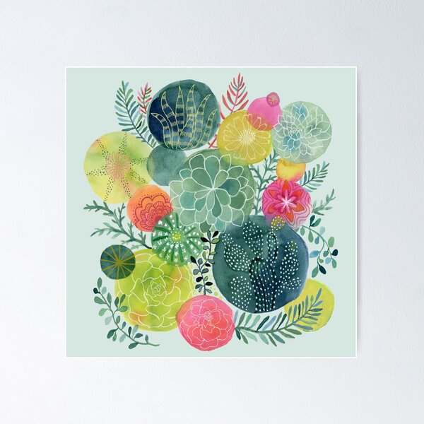 Item preview, Succulent Circles designed and sold by Janet Broxon.