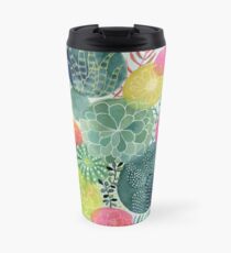 Succulent Circles Travel Mug