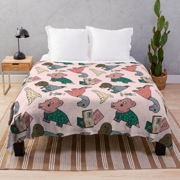 Item preview, Baby Dinosaurs in Pajamas Seamless Pattern- Cute Baby Dinosaurs Pattern - Little Dino PJs - Dinosaur Nursery Pattern - Misty Rose designed and sold by EcoElsa.