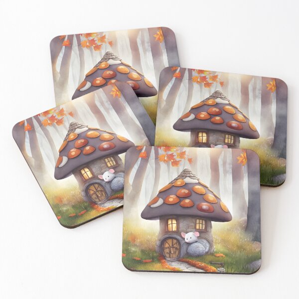 Item preview, The Cute Mushroom Mouse House designed and sold by DreamyEscapism.