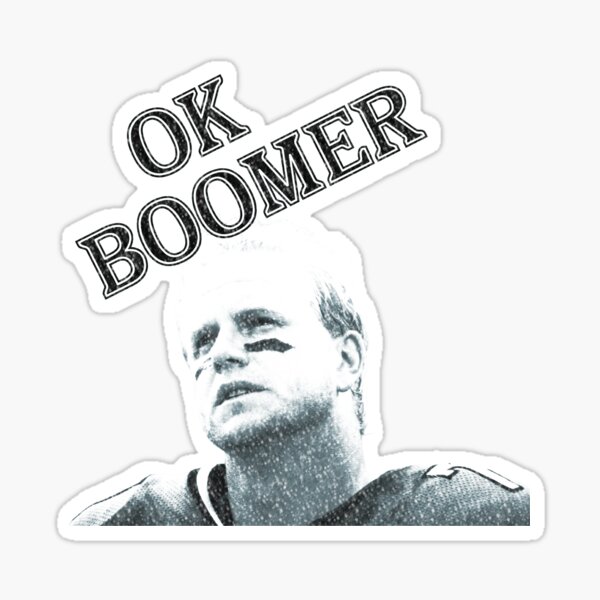 Boomer Esiason, Ok Sticker for Sale by LocoLogos