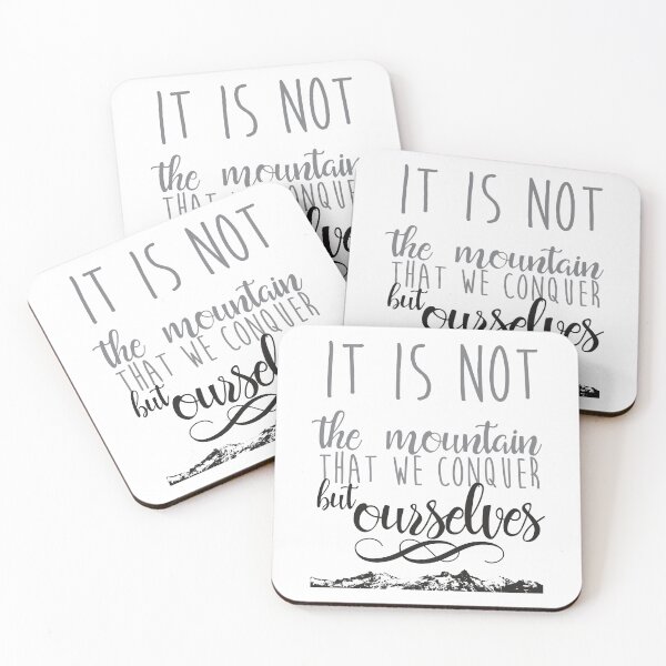 Item preview, It Is Not the Mountain That We Conquer... designed and sold by AmandaLynnHunt.