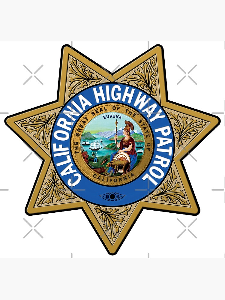"California Highway Patrol Badge Logo Crest " Poster for Sale by Osprey34 Redbubble