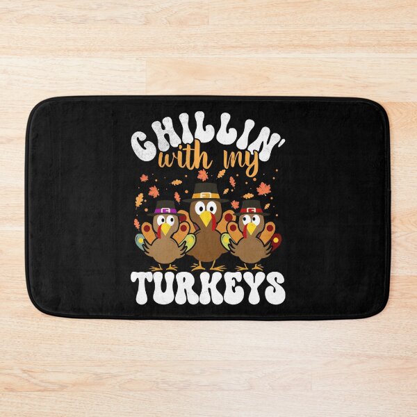 Item preview, Chilling With My Turkeys Matching Family Thanksgiving Turkey designed and sold by Zulfiqqar.