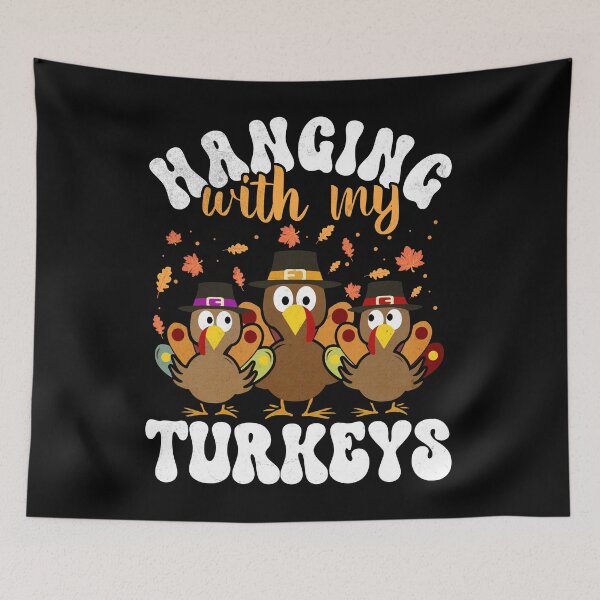 Item preview, Hanging With My Turkeys Matching Family Thanksgiving Turkey designed and sold by Zulfiqqar.